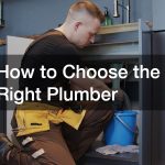 How to Choose the Right Plumber