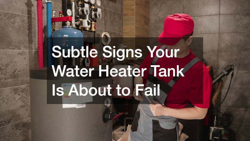 Subtle Signs Your Water Heater Tank Is About to Fail